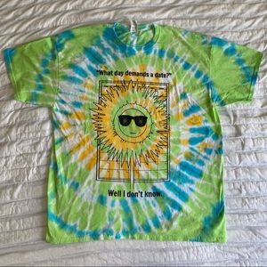 Sunflower Tie Dye T-Shirt